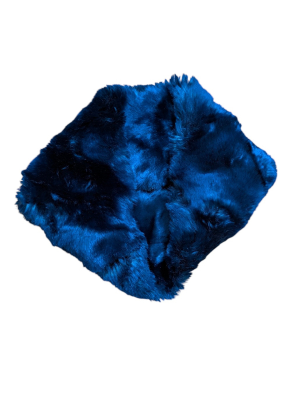 Faux Frenzi by Dena NWT Faux Fur Cowl Scarf One Size Blue